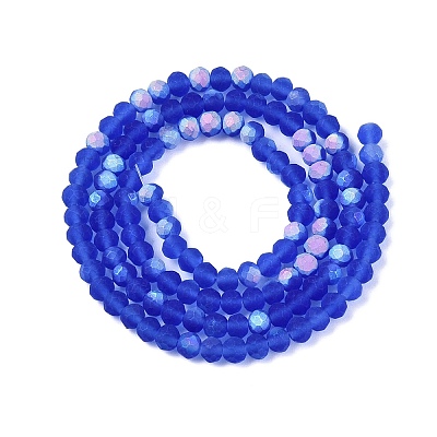 Transparent Glass Beads Strands EGLA-A044-T4mm-MB31-1