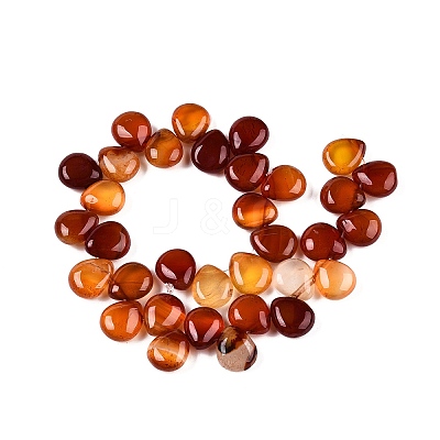 Natural Red Agate Beads Strands G-T138-123-1