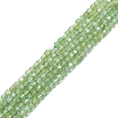 Natural Green Apatite Beads Strands G-P457-B01-12-1