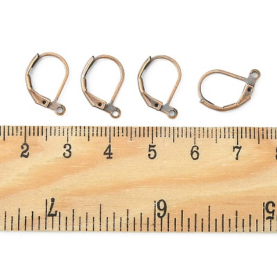 Brass Leverback Earring Findings EC223-R-1