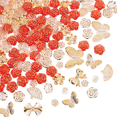 Transparent Acrylic Beads OACR-PH0004-32B-1