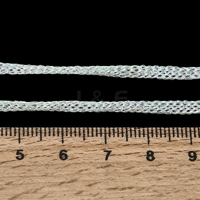 3.5MM Polyester Metallic Cord Braided Cord Necklace Making FB-CBAA152-01P-10-1
