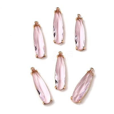 Brass Glass Pendants GLAA-XCP0001-68B-1