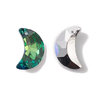 Electroplate Transparent Glass Pendants LS-GLAA-A008-10B-1
