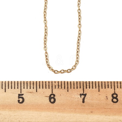 304 Stainless Steel Necklace MAK-F033-01G-1