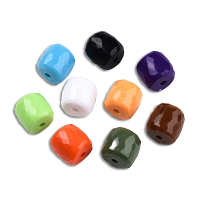Opaque Acrylic Beads SACR-N017-05-1
