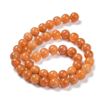 Glass Round Beads Strands GLAA-M044-01E-1