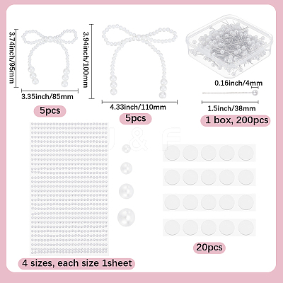 DIY Wedding Bouquet Charm Making Kit DIY-SP0006-90B-1