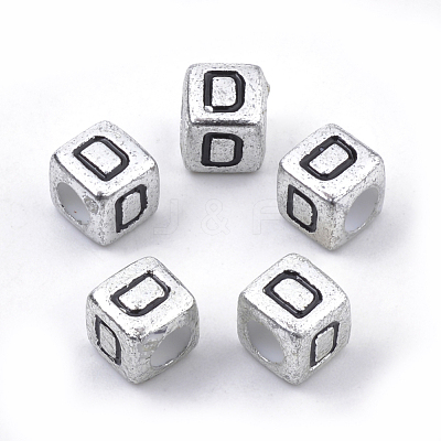 Plated Acrylic Beads PB43C9308-D-1
