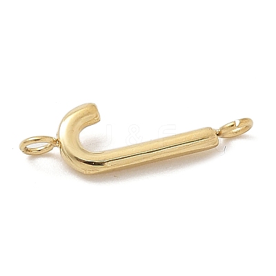 304 Stainless Steel Letter Connector Charms STAS-M108-01G-10-1