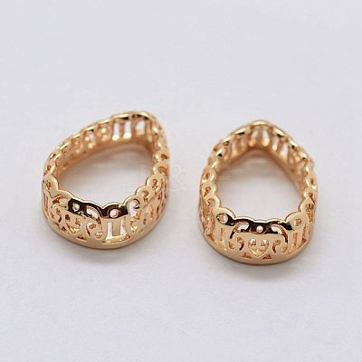 Brass Sew on Prong Settings KK-E753-06LG-10x14-1