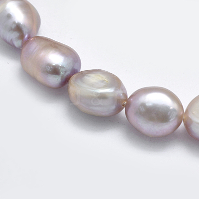 Natural Cultured Freshwater Pearl Beads Strands PEAR-K003-19B-1
