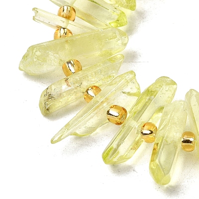 Natural Quartz Crystal Beads Strands G-F800-E12-1