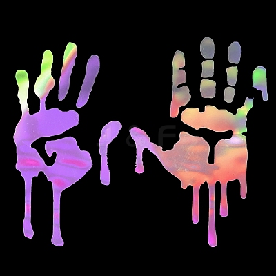 Car Decals- 1 Pcs Hand Car Hood Sticker ST-F711-2-1