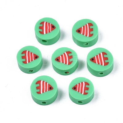 Handmade Polymer Clay Beads CLAY-N007-005-03-1