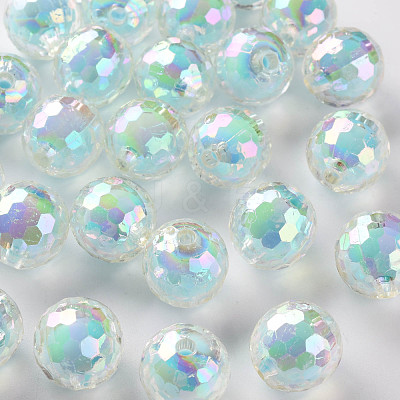 Transparent Acrylic Beads TACR-S152-14B-A07-1