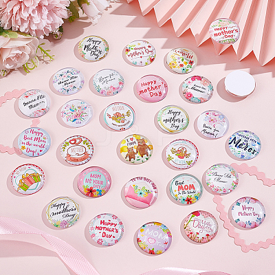 1 Bag Glass Cabochons GGLA-PH0001-41B-1