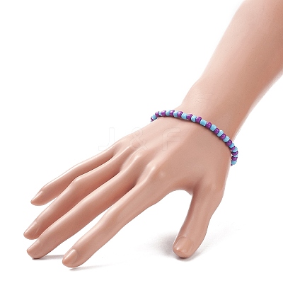 Glass Seed Beads Beaded Bracelets Sets BJEW-JB09073-1