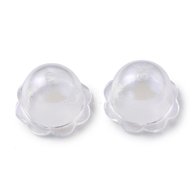 Transparent Acrylic Bead Caps OACR-P007-46-1