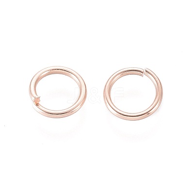 304 Stainless Steel Open Jump Rings STAS-O098-01RG-15-1