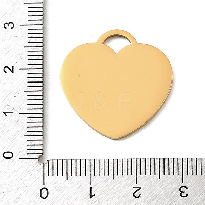 Valentine's Day 304 Stainless Steel Pendants SA-E001-13G-1