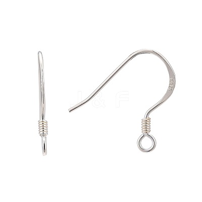 925 Sterling Silver Earring Hooks STER-K167-049D-S-1
