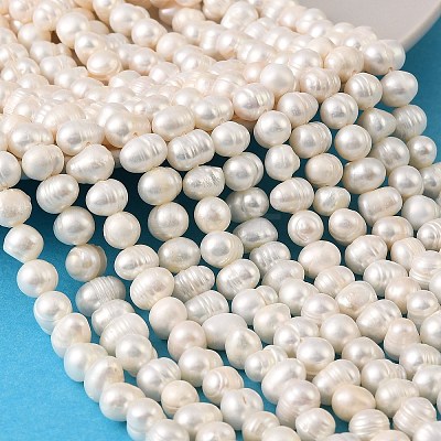 Natural Cultured Freshwater Pearl Beads Strands PEAR-L034-16B-1