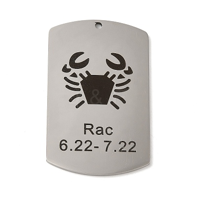 Non-Tarnish 304 Stainless Steel Pendants LS-STAS-C098-01E-P-1