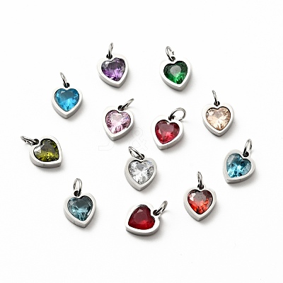 304 Stainless Steel Pendants STAS-D189-06P-1