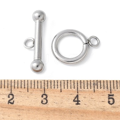 304 Stainless Steel Toggle Clasps STAS-Z124-01A-P-1