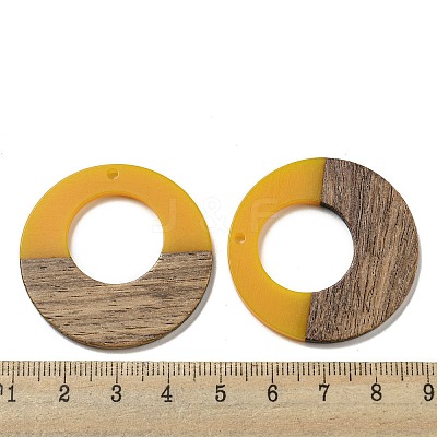 Resin & Walnut Wood Pendants RESI-XCP0002-16J-1