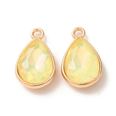 Alloy Glass Pendants GL-CBA7A25-02C-1