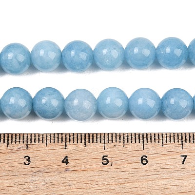 Dyed Natural White Jade Beads Strands GG-CBAD029-A05-8mm-1