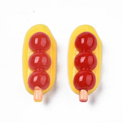 Opaque Epoxy Resin Cabochons CRES-S358-60-1