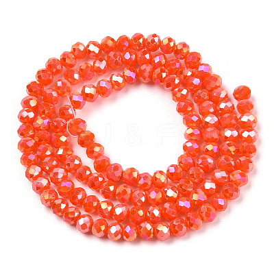 Electroplate Glass Beads Strands LS-EGLA-A044-P8mm-B03-1