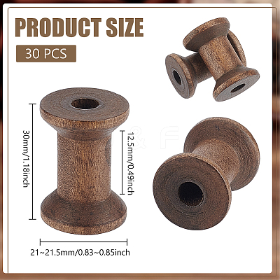 Wooden Empty Spools for Wire TOOL-WH0125-54C-01-1
