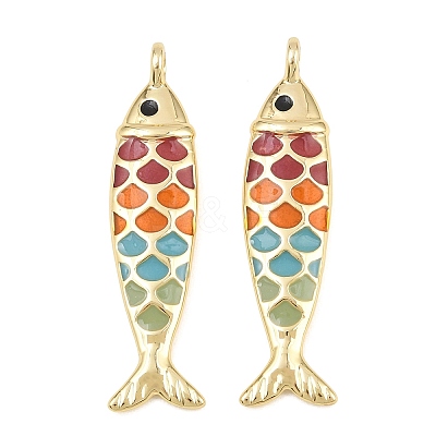 Brass Enamel Pendants KK-CBA3297-05C-G05-1
