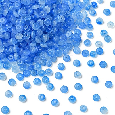 100G Baking Paint Imitation Jade Glass Beads DGLA-YW0001-54G-1