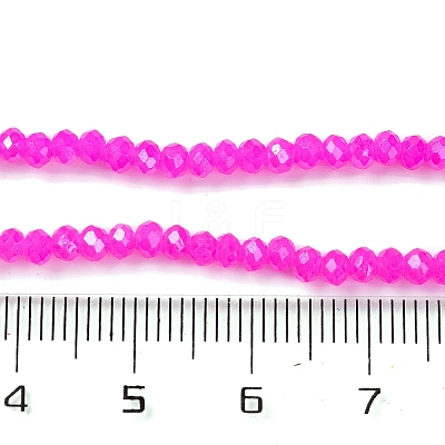 Baking Electroplate Glass Beads Strands DGLA-A039-J2MM-B24-1