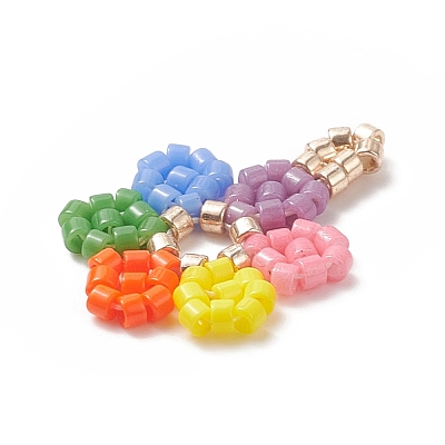 Handmade Loom Pattern MIYUKI Seed Beads PALLOY-MZ00065-01-1