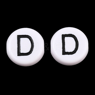Opaque Acrylic European Beads AC-CBA3BDD-01D-1