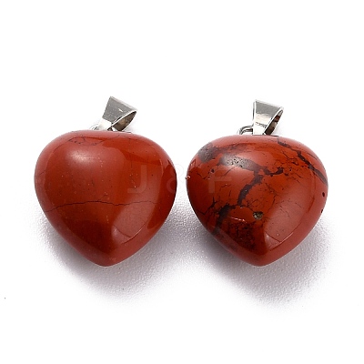 Natural Red Jasper Pendants G-I311-A25-1