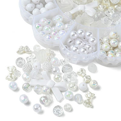 DIY Acrylic & ABS Plastic Beads Bracelets Jewelry Making Kits DIY-FS0007-27-1