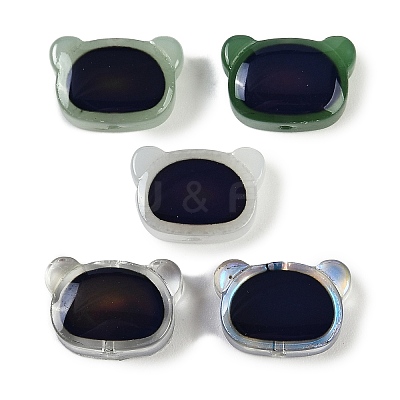 Two Tone Glass Mood Beads GLAA-Z007-09-1