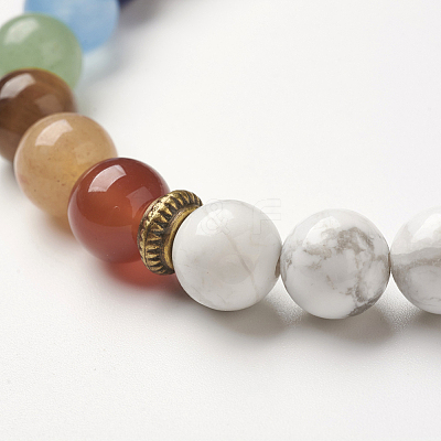 Yoga Chakra Jewelry BJEW-G554-02C-1