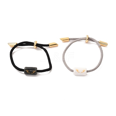 Adjustable Nylon Thread Cords Bracelets BJEW-G634-02-1