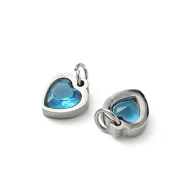 304 Stainless Steel Pendants STAS-D189-06P-03-1-1
