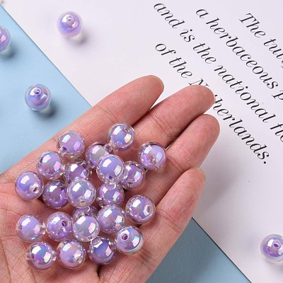 Transparent Acrylic Beads TACR-S152-16B-SS2114-1