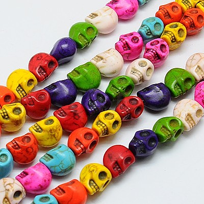 Synthetic Turquoise Beads Strands TURQ-G113-10x12mm-M-1