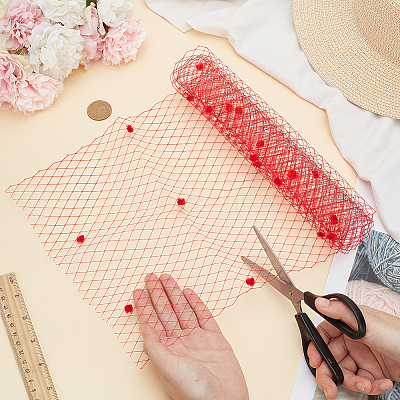 Polyester Bridal Veils DIY-WH0622-071C-1
